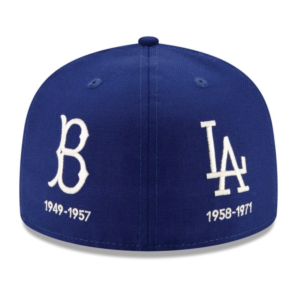 New Era LA Dodgers Logo Progression 59FIFTY Fitted Hat - Picture 6 of 7